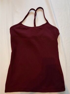 Lululemon Power Y Tank (Luon)
Deep Rouge